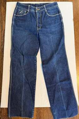 Vintage Jordache Dark Wash Denim Jeans Horsehead Logo Size 32